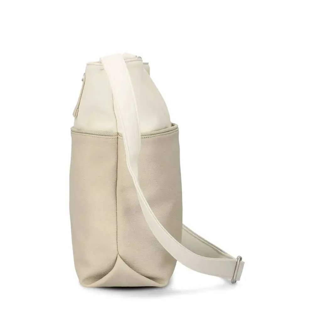 ZWEI Umhängetasche Beige Lederimitat
