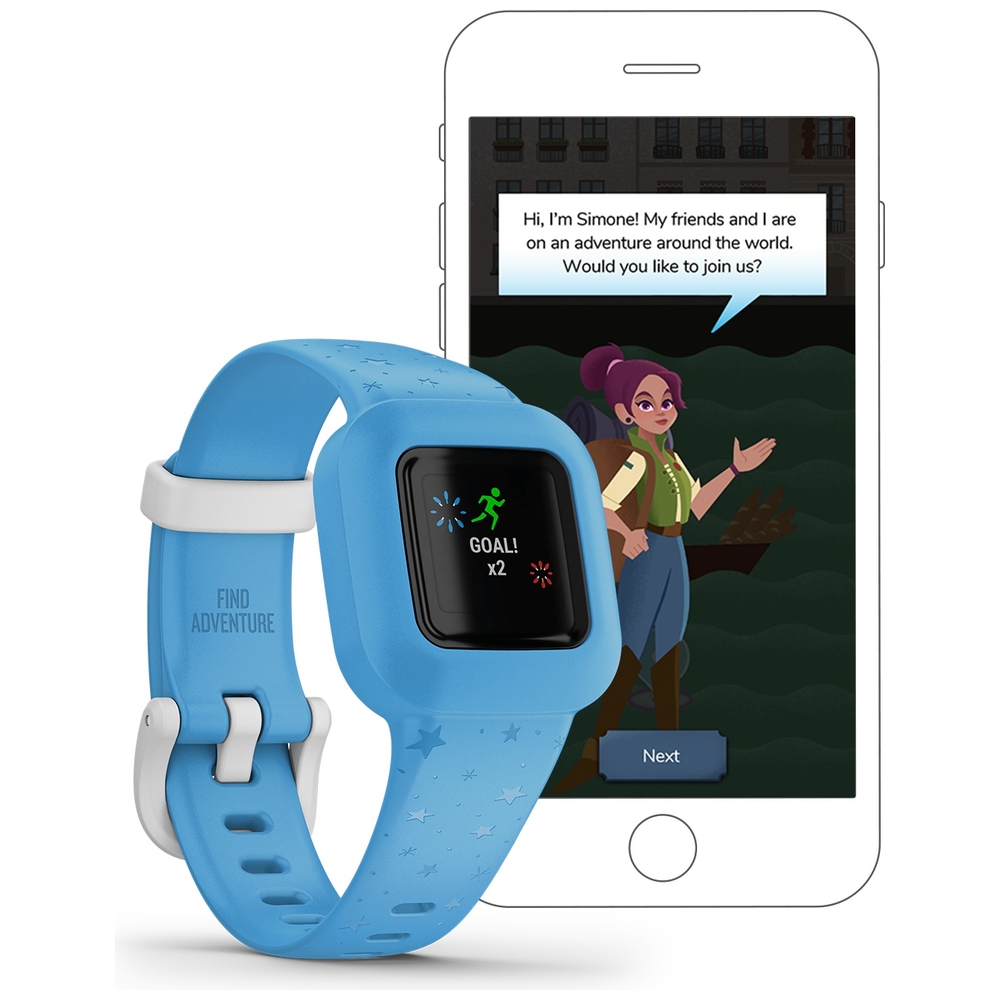 Garmin Vivofit Jr 3 - Blue Stars Fitness-Tracker für Kinder