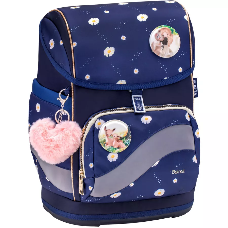 Belmil Schulrucksack Premium Smarty Plus Schulranzen Daisy