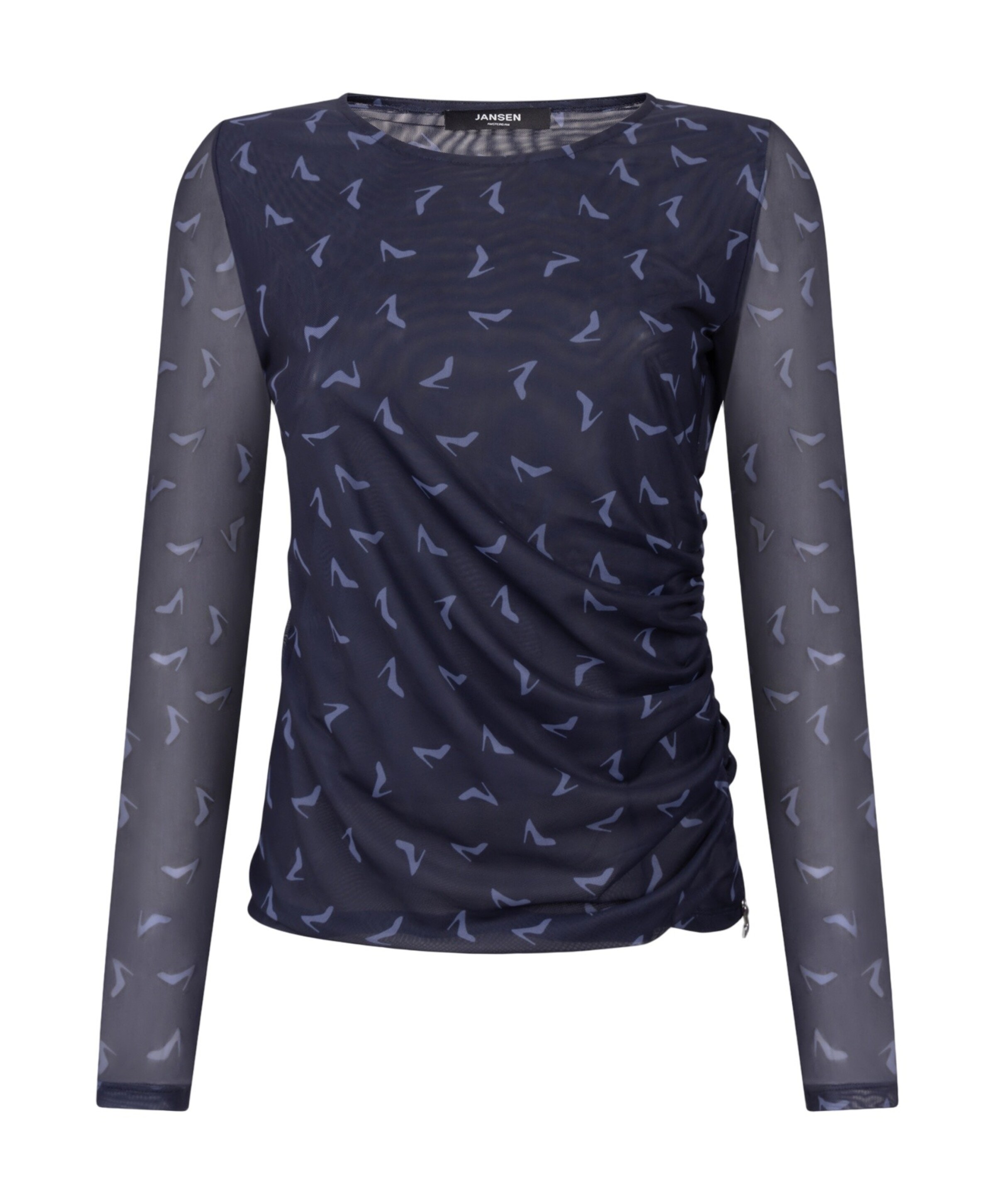 JANSEN Amsterdam Dames top blauw