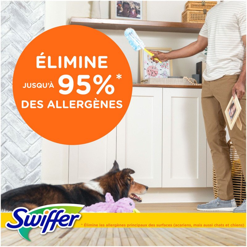 Kit de démarrage plumeau Swiffer Duster, manche + 4 recharges
