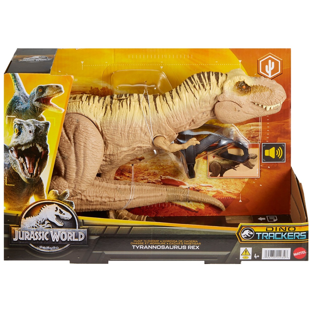 Jurassic World Hunt N' Chomp Tyrannosaurus Rex Dinosaurier-Spielfigur mit Sound