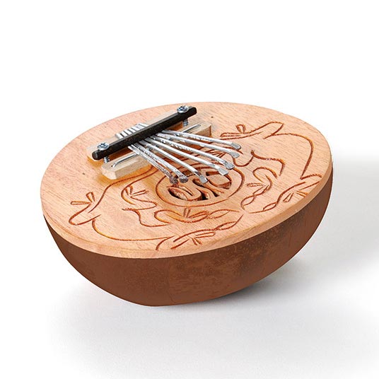 Kalimba aus Kokosnuss & Bambus, Ø 15 cm, H 6 cm günstig bestellen