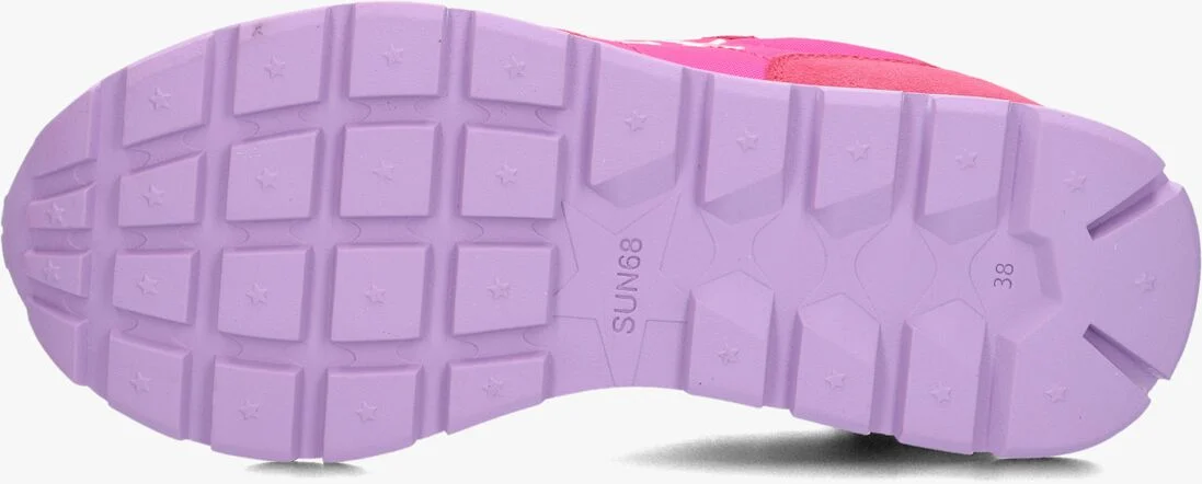 SUN68 roze sun68 lage sneakers ally solid nylon