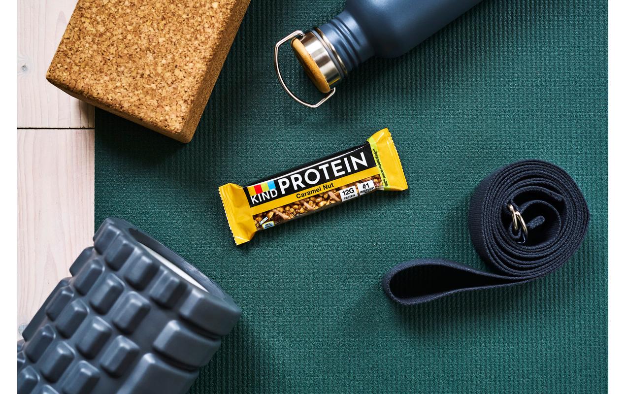 Riegel Protein Caramel Nut 12 x 50 gEin leckerer Proteinriegel mit dem unwiderstehlichen Geschmack von Karamell und Nüssen