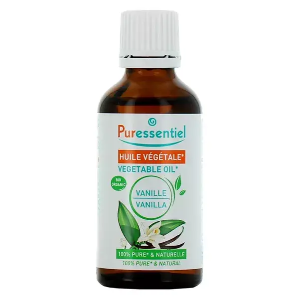 Puressentiel Óleo Vegetal 100% Orgânico com Sabor de Baunilha 50 ml