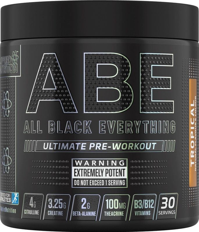 Applied Nutrition ABE Ultimate Pre Workout 375 g Blue Raspberry Smaakservings