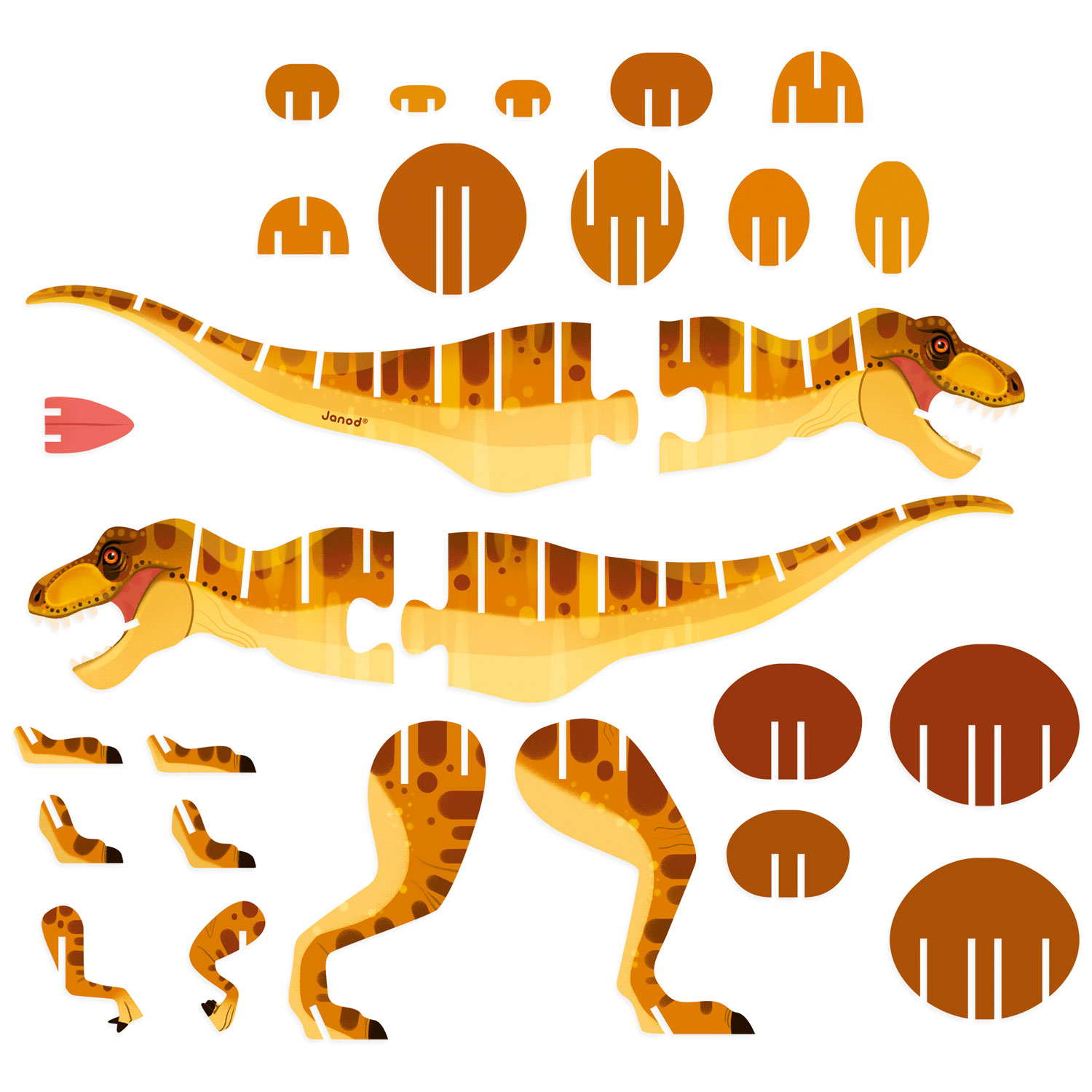 Janod Dino - 3D-puzzel T-rex