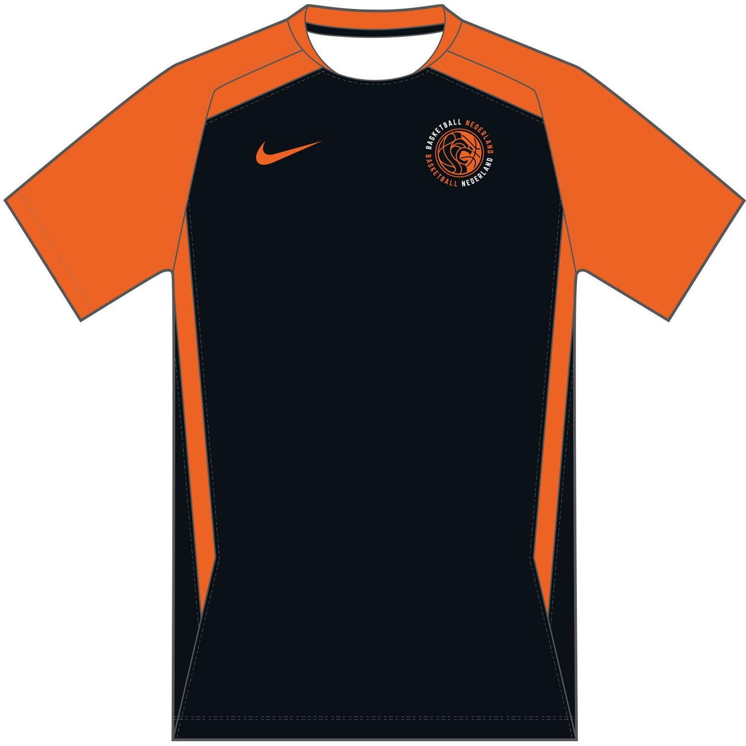 NBB Scheidsrechtersshirt Zwart
