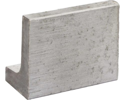 Mini L-Stone Grey 40 cm x 6 cm x 30 cm Voetdiepte = 20 cm