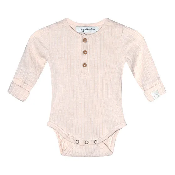 I Dig Denim Combinaison Bowie Boutons Pressions Coton Bio | Rose