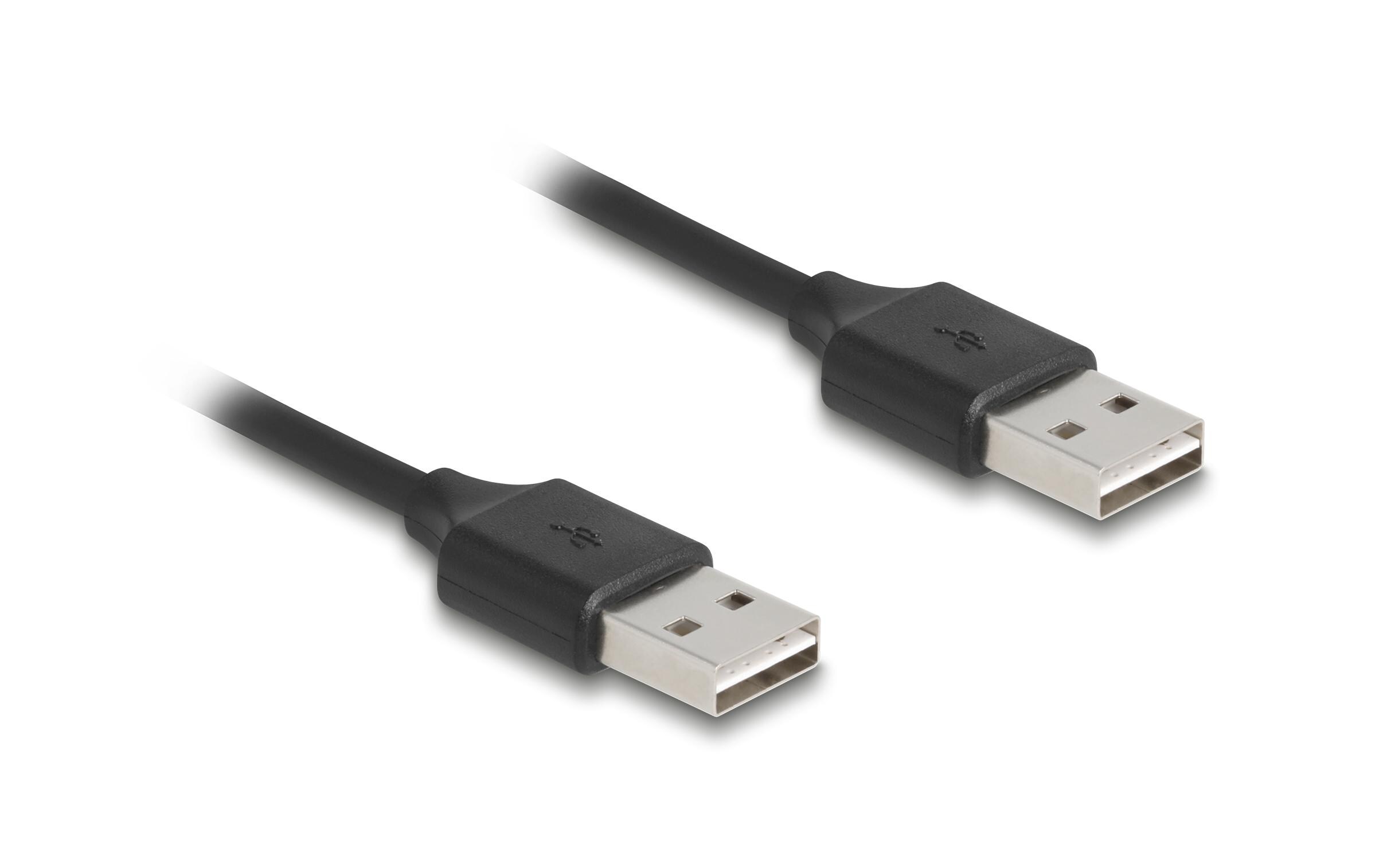 USB 2.0-Spiralkabel USB A - USB A 0.8 mFlexibles Spiralkabel für USB-Verbindungen