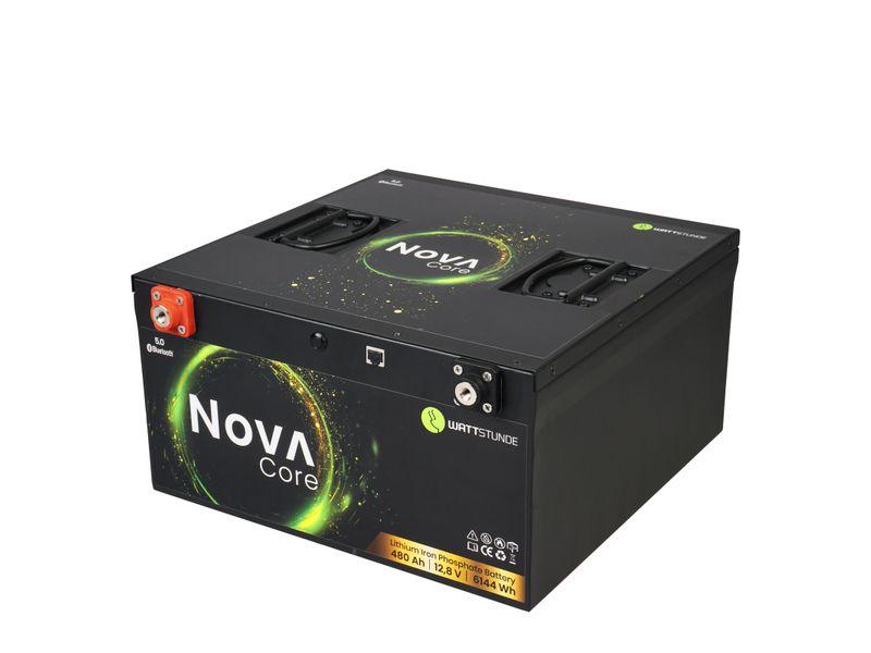 WATTSTUNDE Batterie NOVA Core 480 Ah LiFePO4 Batterie mit langer Lebensdauer