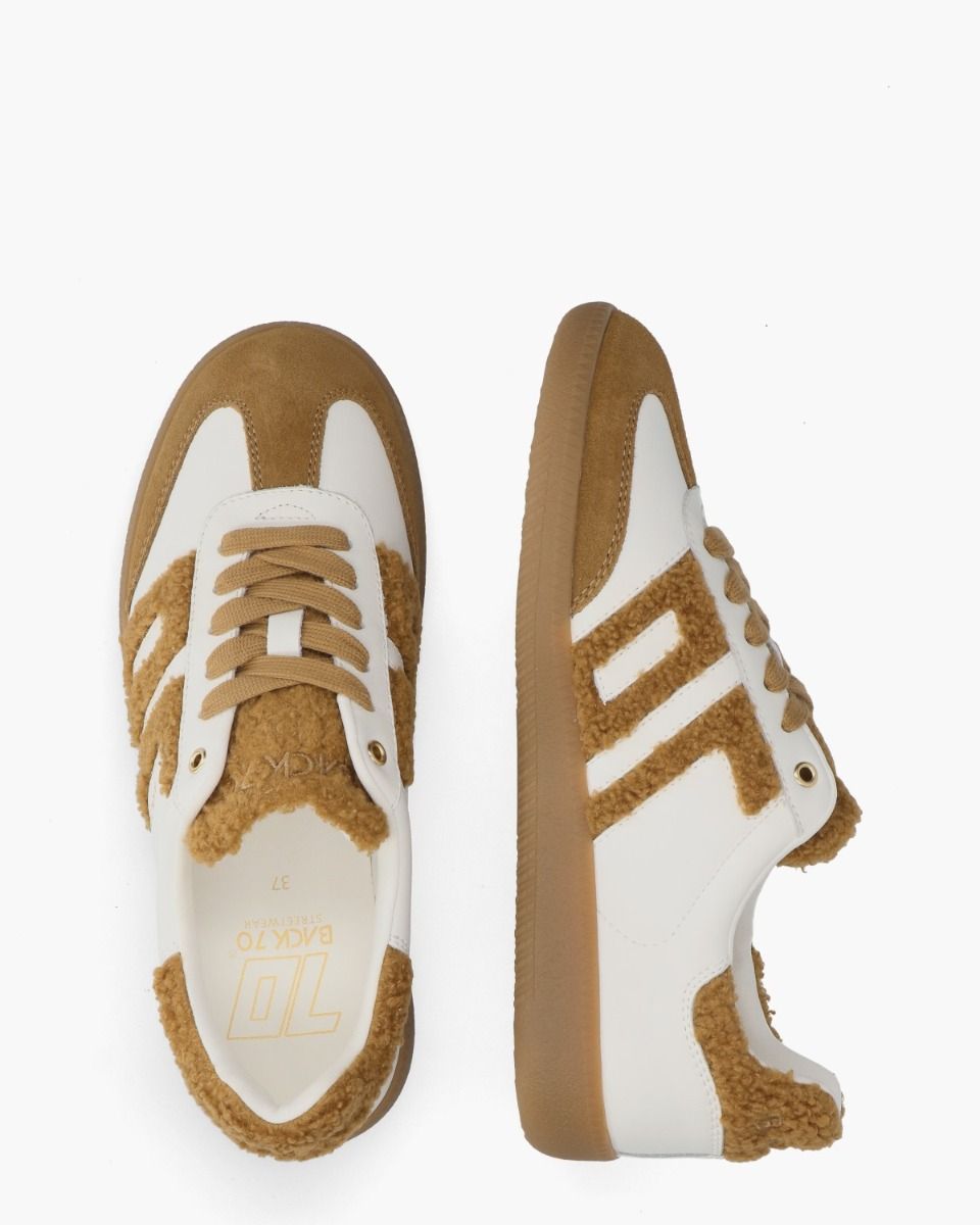 Back 70 Cloud Wit/Cognac Damessneakers