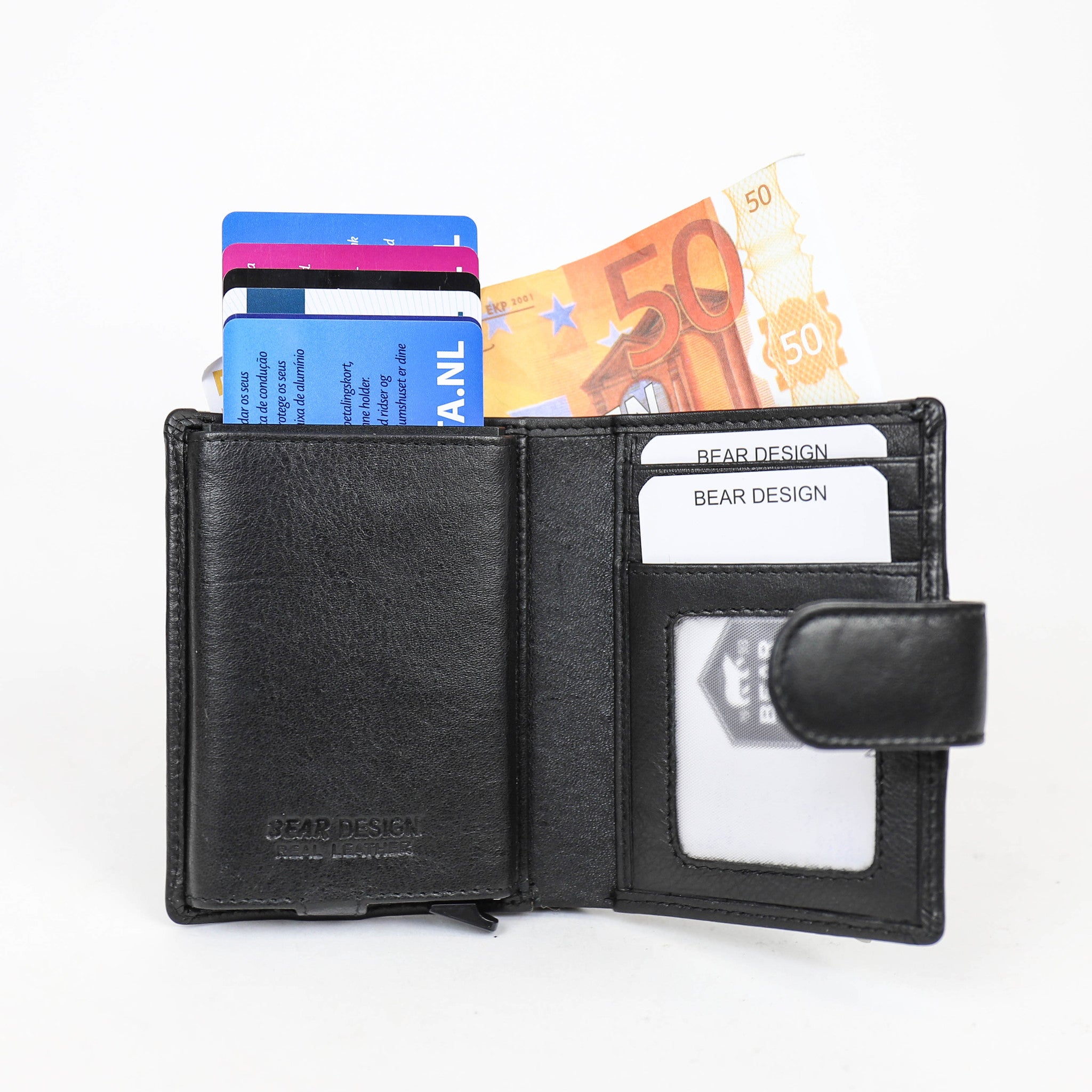RFID Pasjeshouder 'Kris' zwart Zwart (FR)