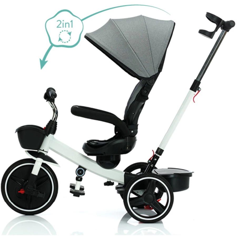 fillikid Dreirad Niki 360 weißgrau