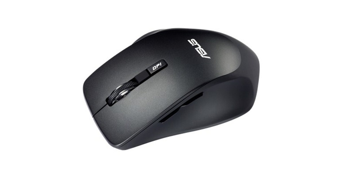 ASUSWT425 Wireless Mouse  (Zwart, 1000 - 1600 dpi)