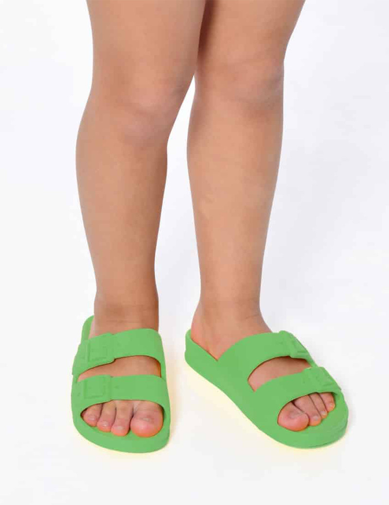 CACATOES SANDALES ENFANTS BAHIA VERT FLUO