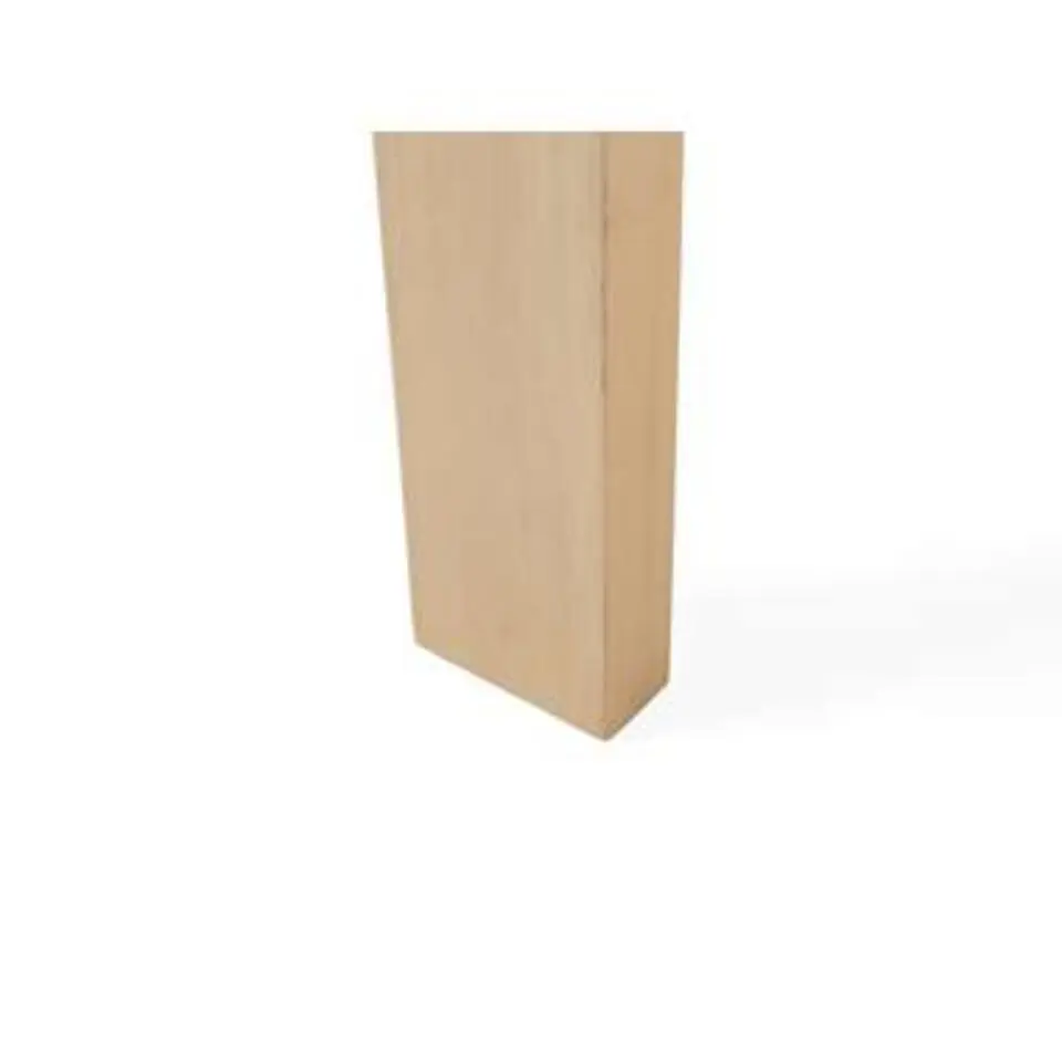 CARNAC - Tweepersoonsbed - Lichthout - 160 x 200 cm - Rubberhout
