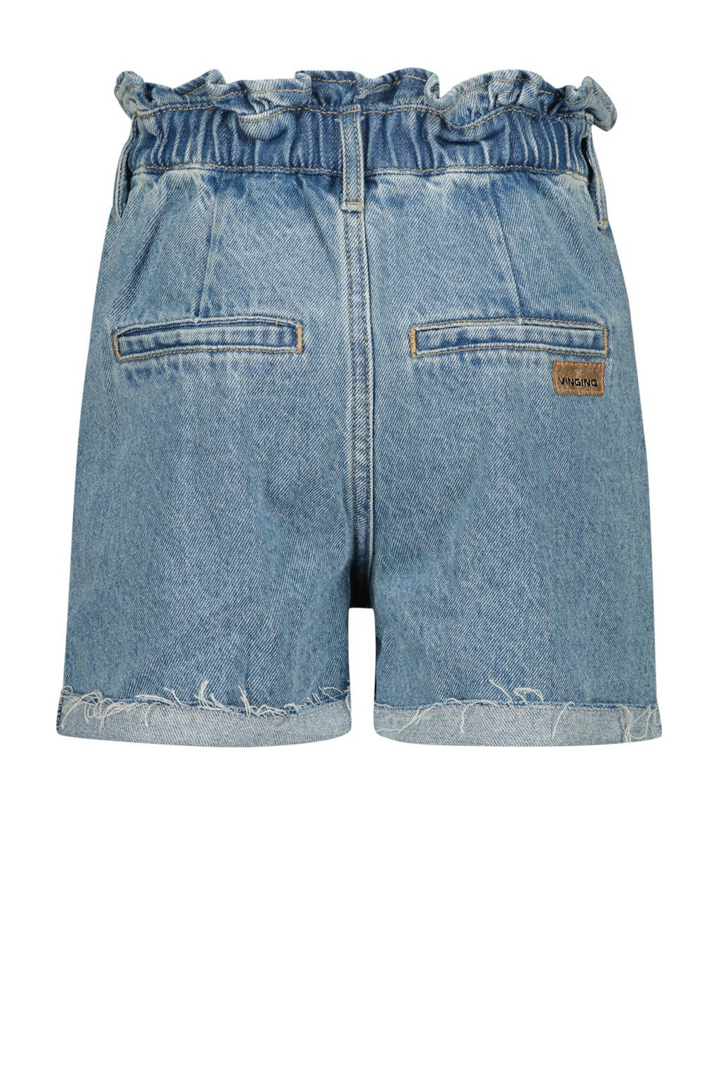 Vingino high waist denim short Demy blue vintage