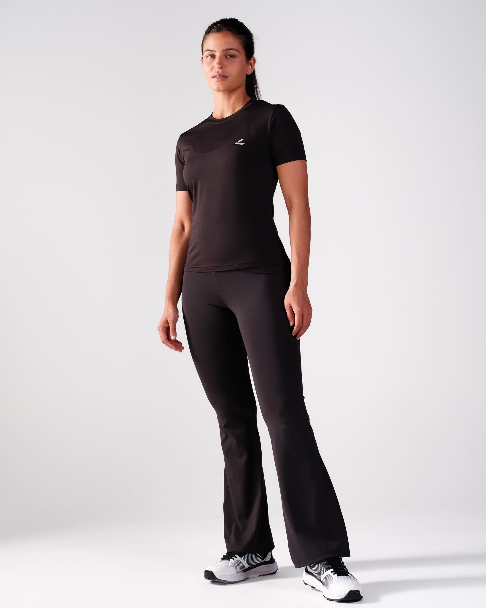 LEVITY Lotus Flare Pants Black
