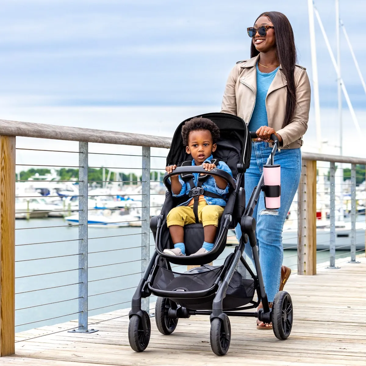 Evenflo Système de Voyage Pivot Xpand - Noir Ayrshire