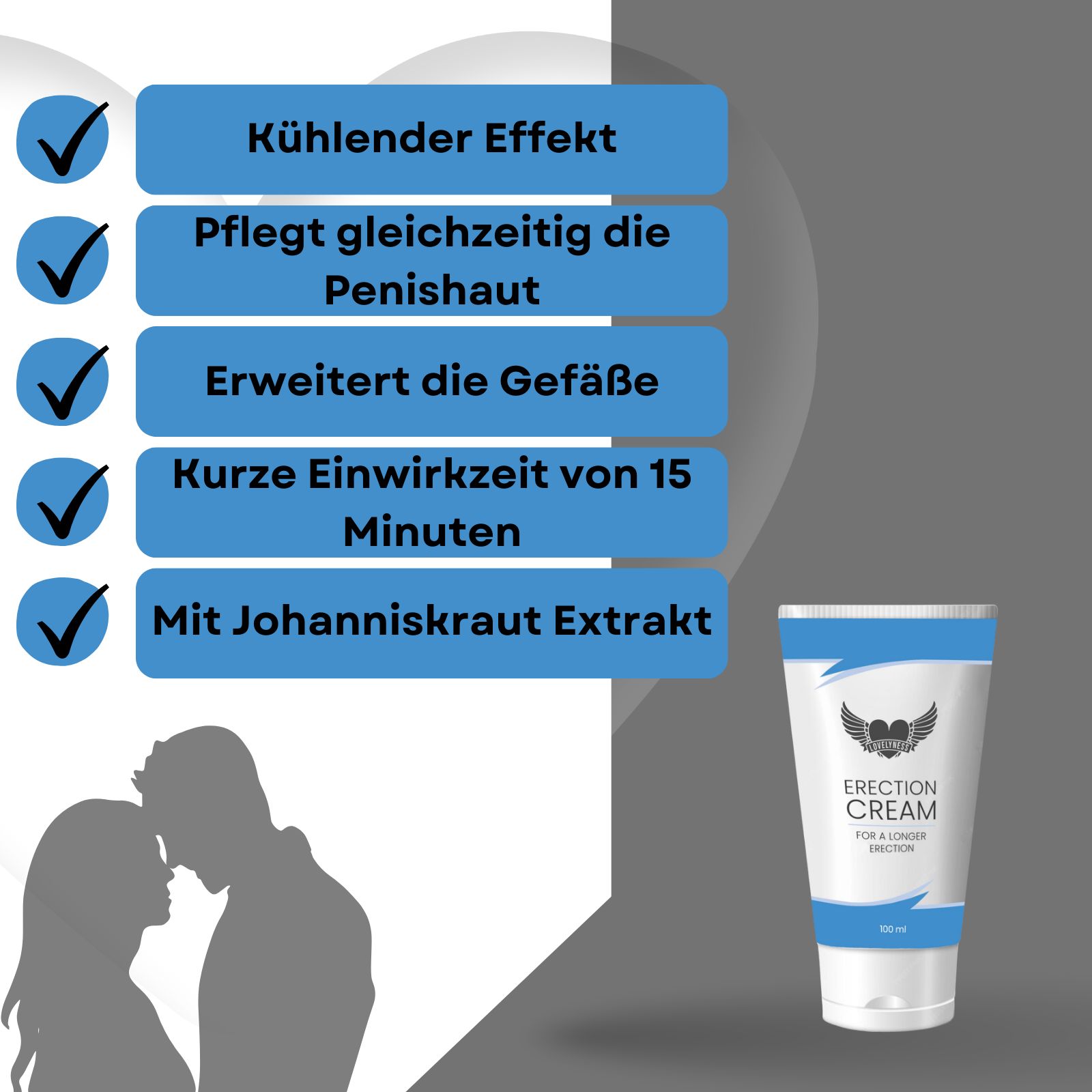 Lovelyness - Erektionscreme mit Kühleffekt