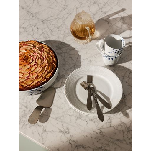 Royal Copenhagen Blå Mega Riflet Højhankskop, 25 cl
