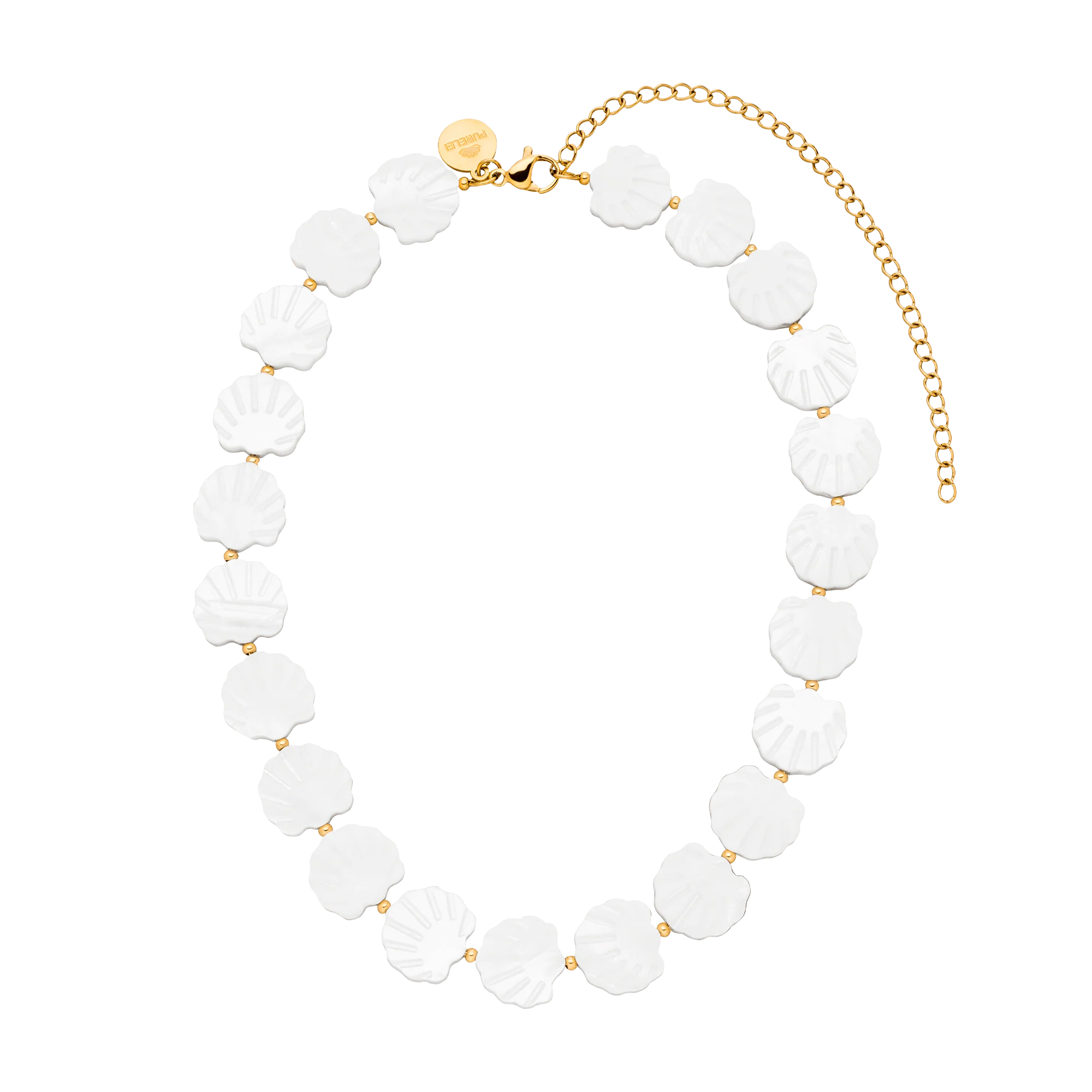White Sparkle Kette