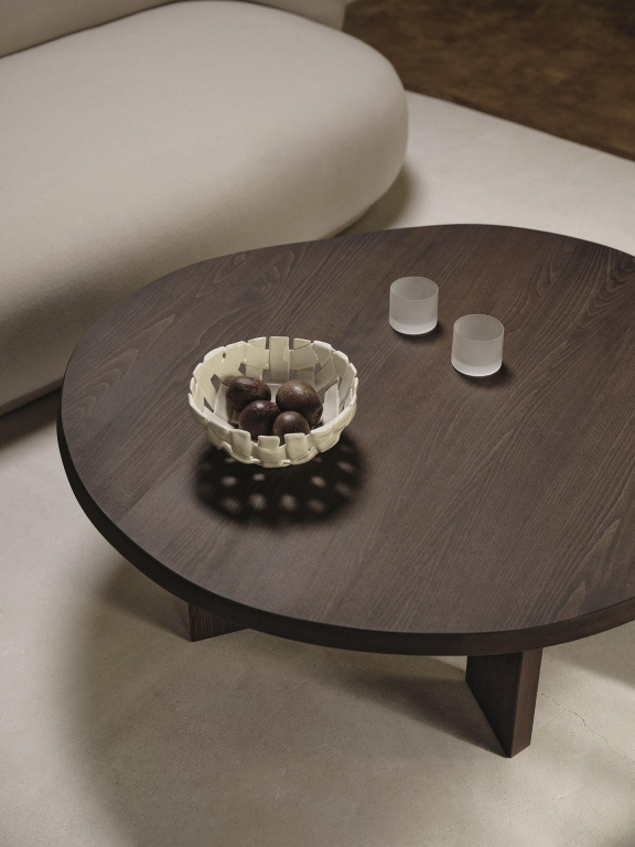 Ferm Living Tarn salontafel wit geolied beuken