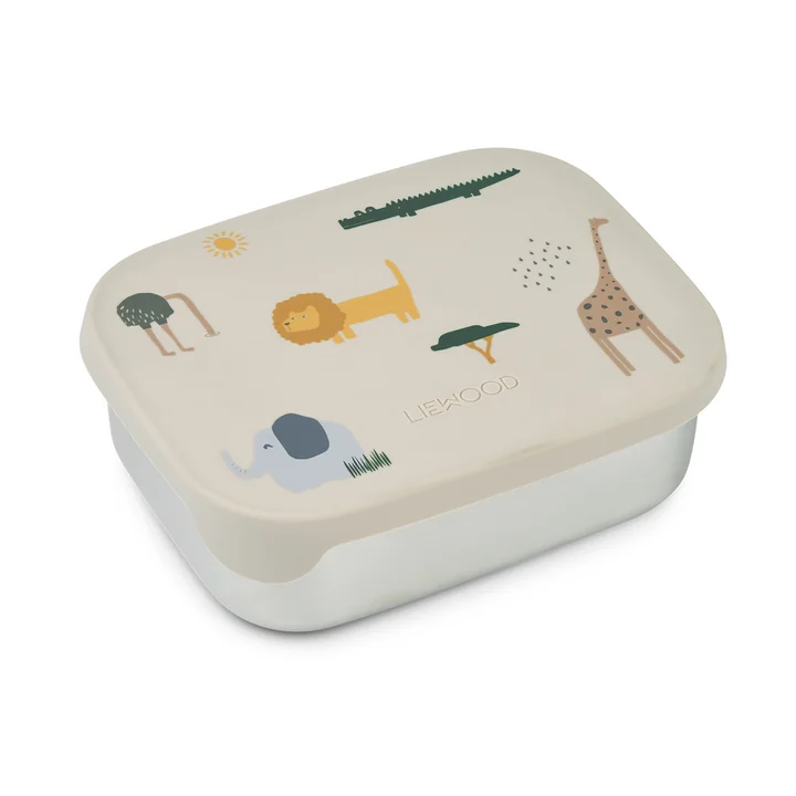 LIEWOOD - Arthur Lunchbox mit Deckel, Safari, sandy mix