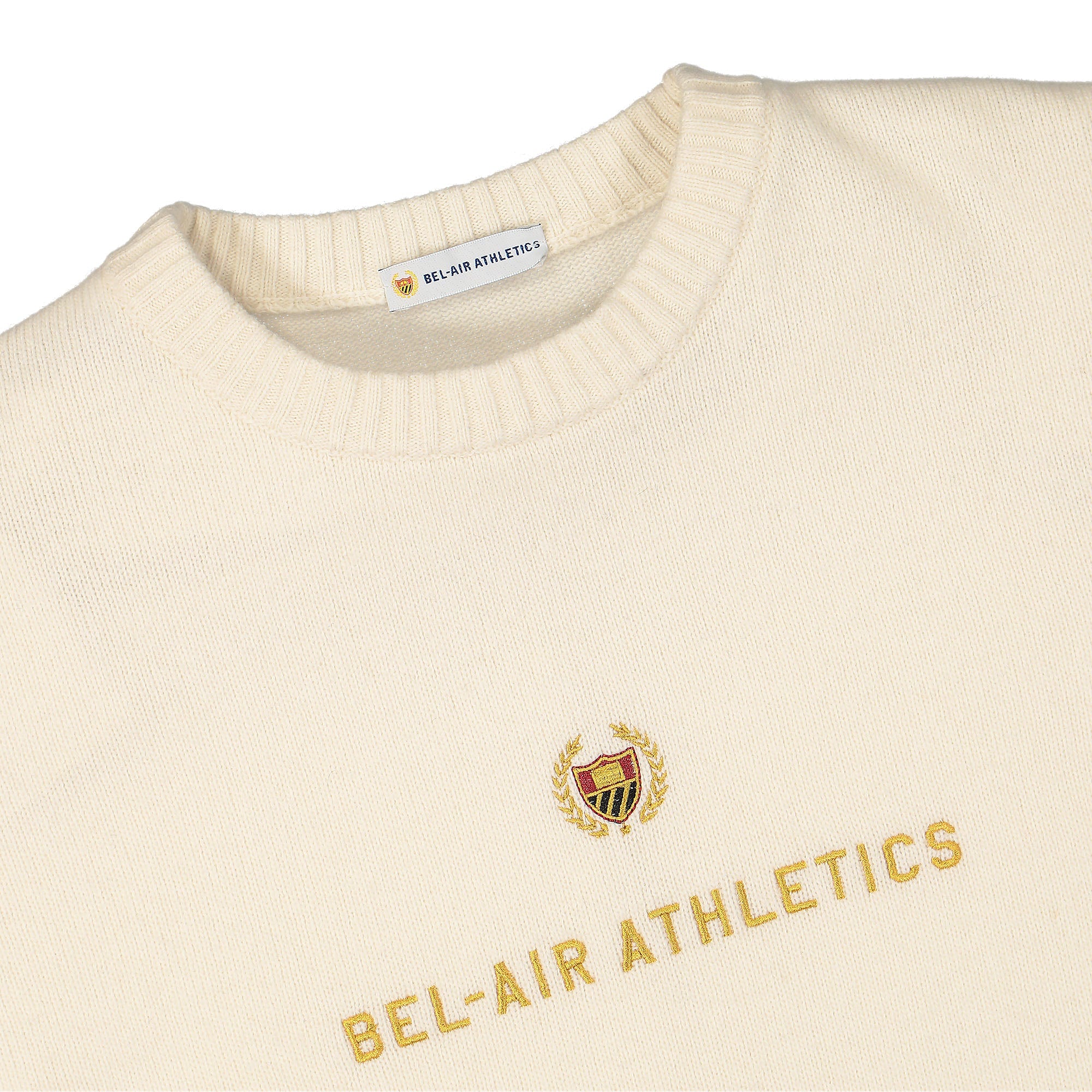 Bel-Air Athletics<br>Academy Knit Embroidered Logo Sweater