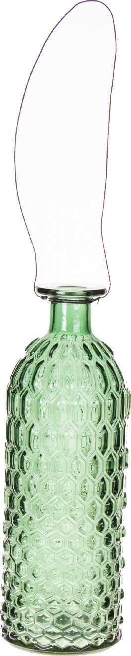 Duif hangvaas Louvre groen D 7,1 H 21 cm