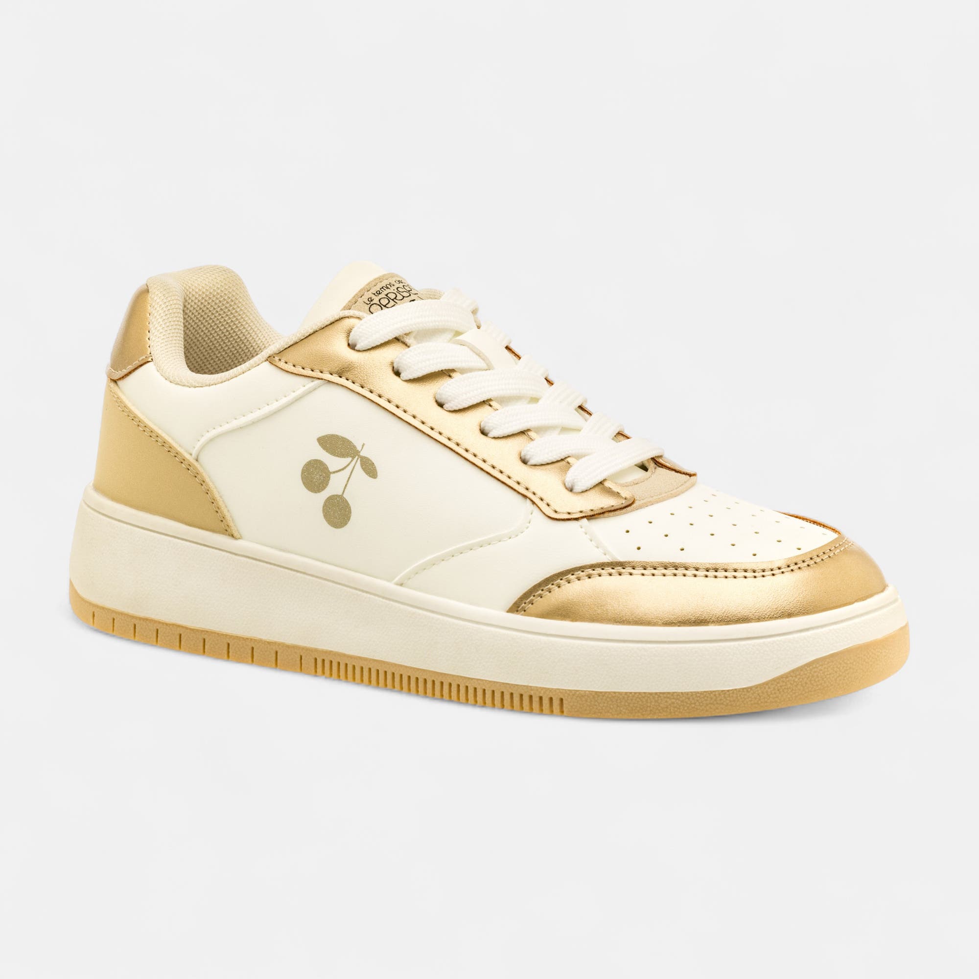 Baskets basses Femme or