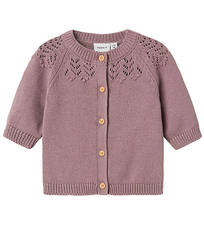 Name It Cardigan - Strick - NbfBimolly - Elderberry