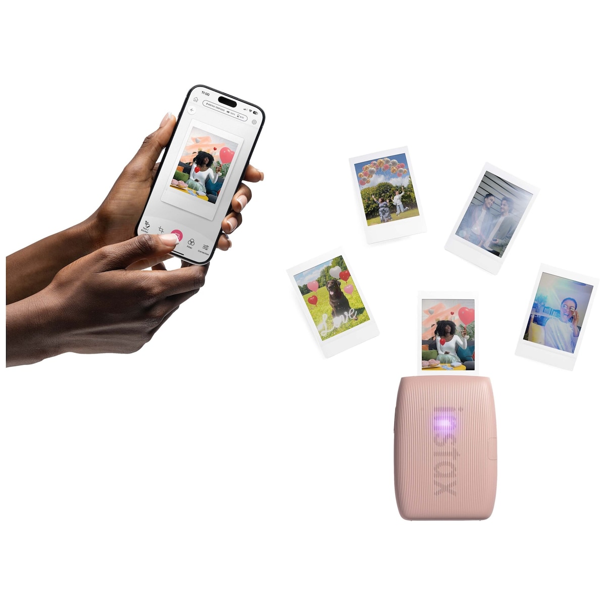 Fujifilm Instax Mini Link 3 smarttelefonprinter (rosa)