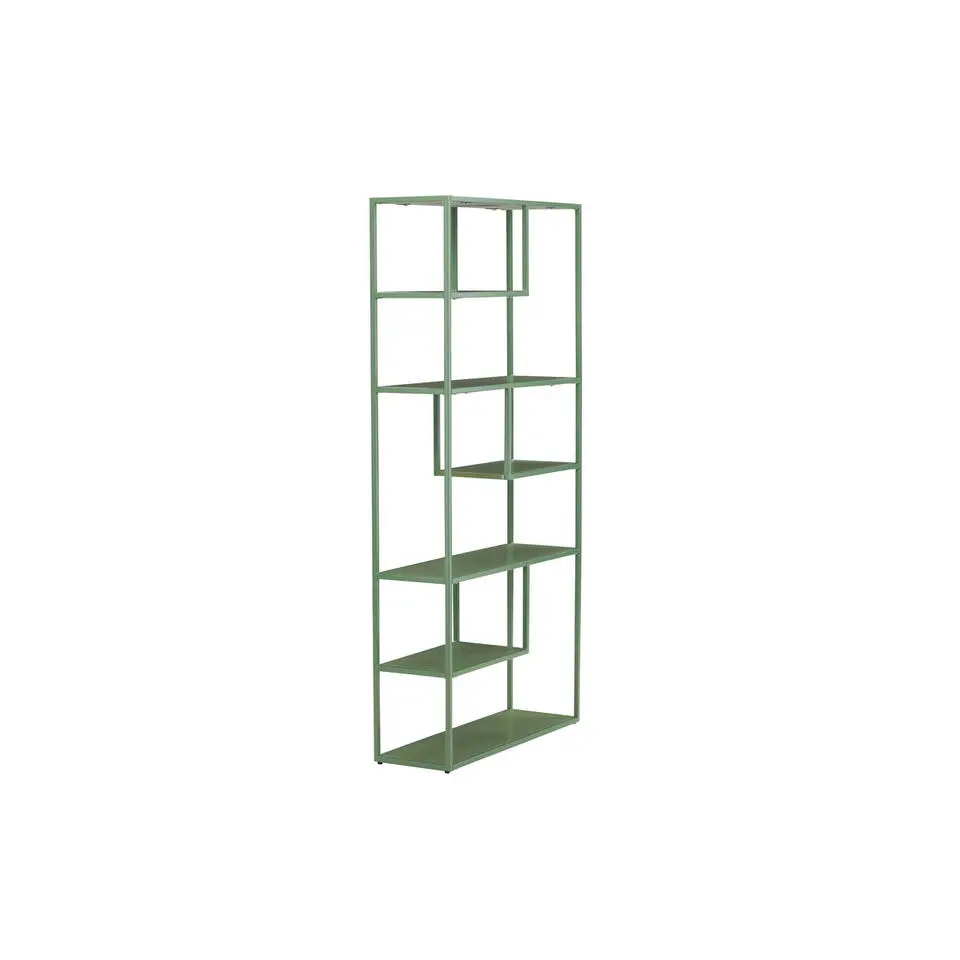 Wandkast Groen Staal - 85x35x190cm - Staal