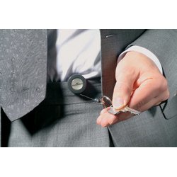 Enrouleurs porte-badges Design avec anneau métallique - par 10