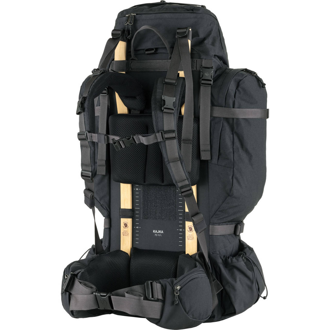 Fjällräven backpack Kajka 75L M/L zwart