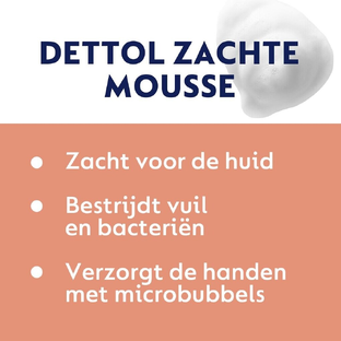 Dettol Zachte Mousse Antibacteriëel - met roos en kersenbloesem 250ML