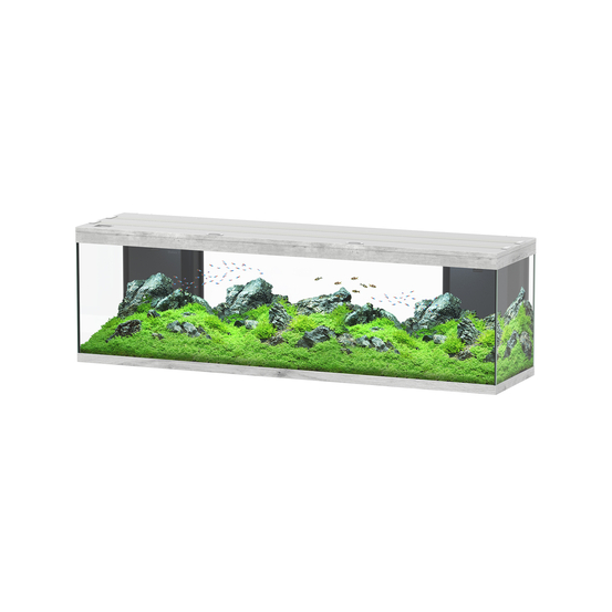 Aquarium équipé Splendid Led 2.0 Chêne Blanc L.200xP.50xH.61cm