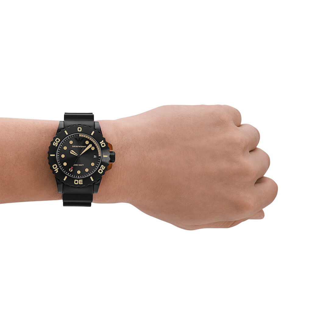 Montre Emporio Armani Noir