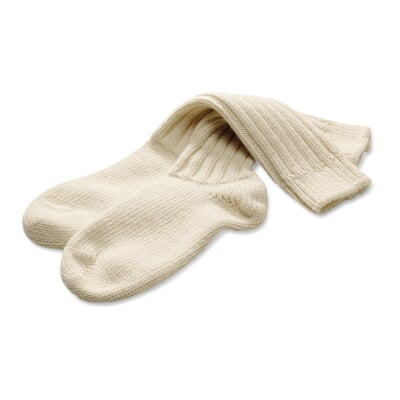 Wintersocke Lammwolle, Natur