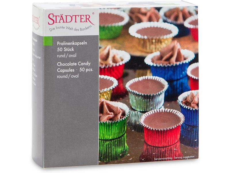 Städter Pralinenkapsel 50 Stück Pralinenförmchen