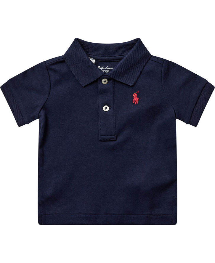 Polo Ralph Lauren INTERLOCK-BOY POLO-TP-KNT Blå