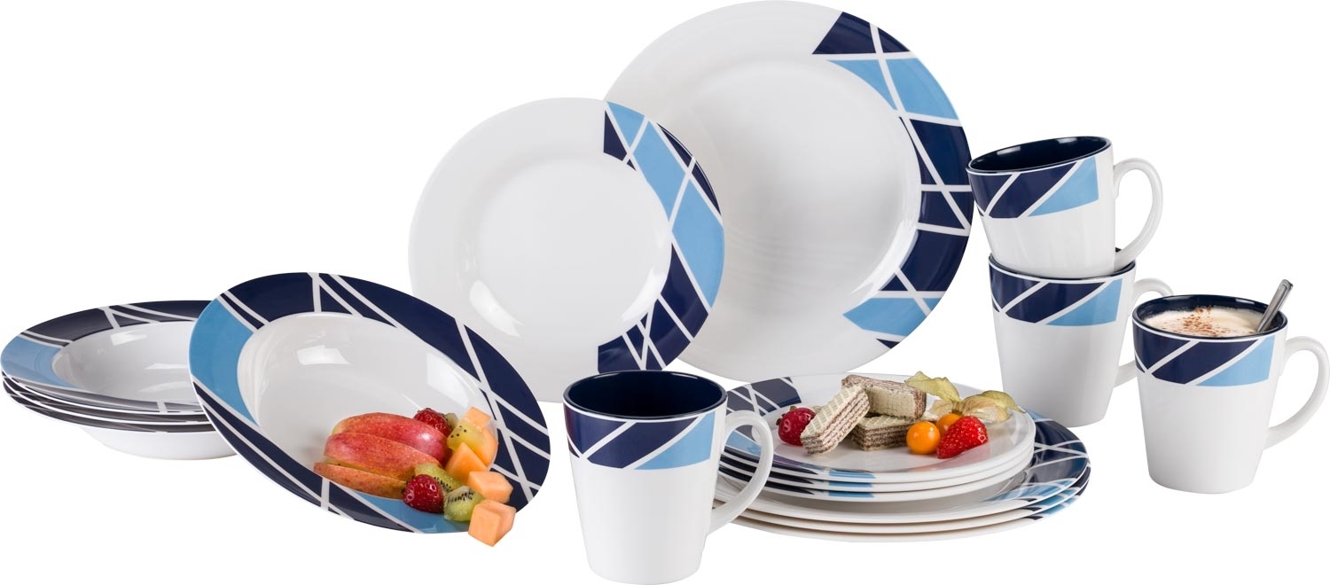 Berger Antislip Geschirr-Set 16-tlg. für 4 Personen