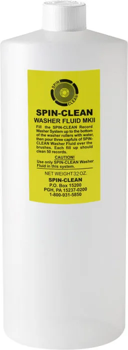 Spin-Clean Washer Fluid 32 oz Produits d'entretien vinyles