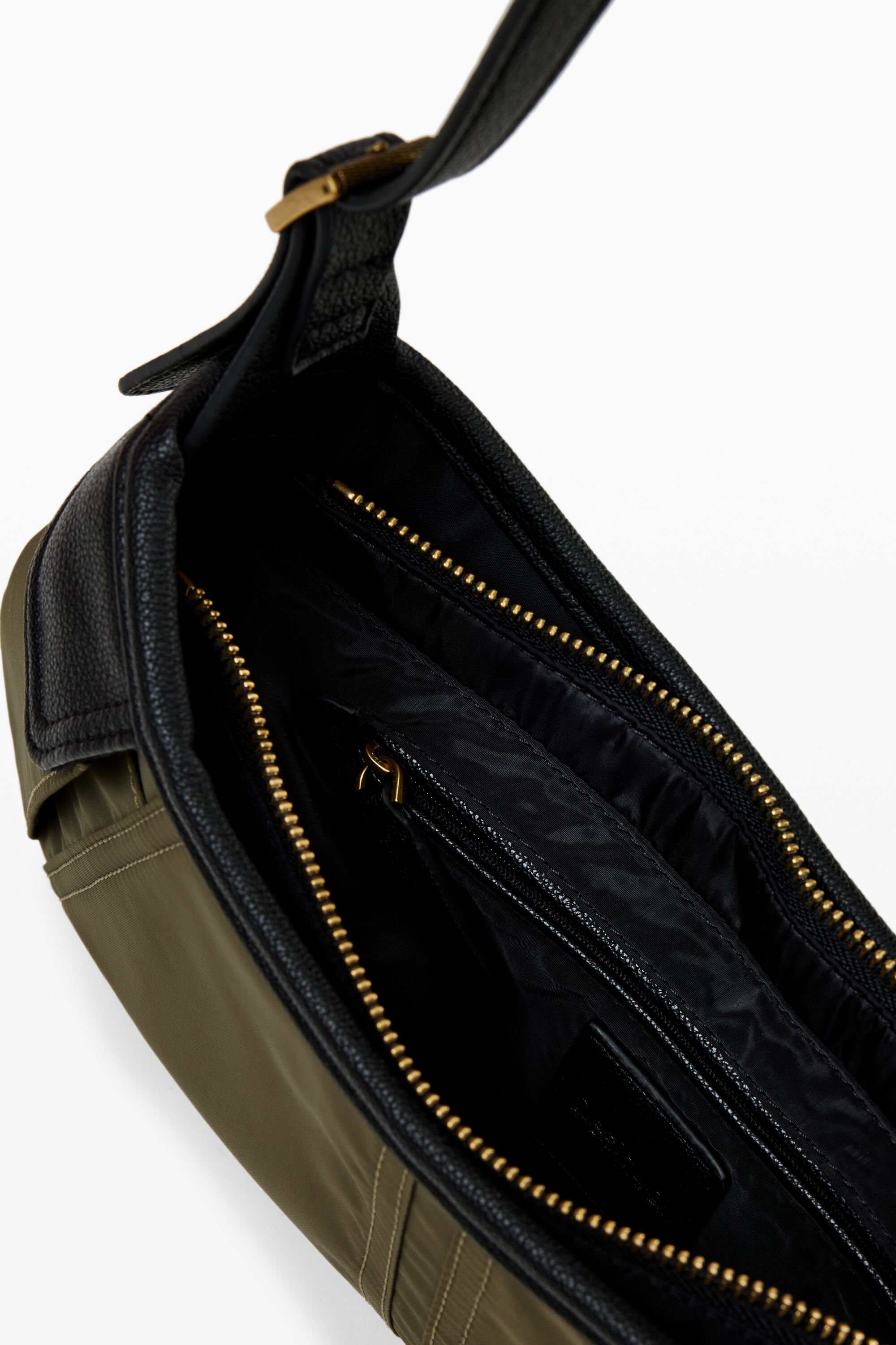 Bolsa de ombro Desigual com vários bolsos