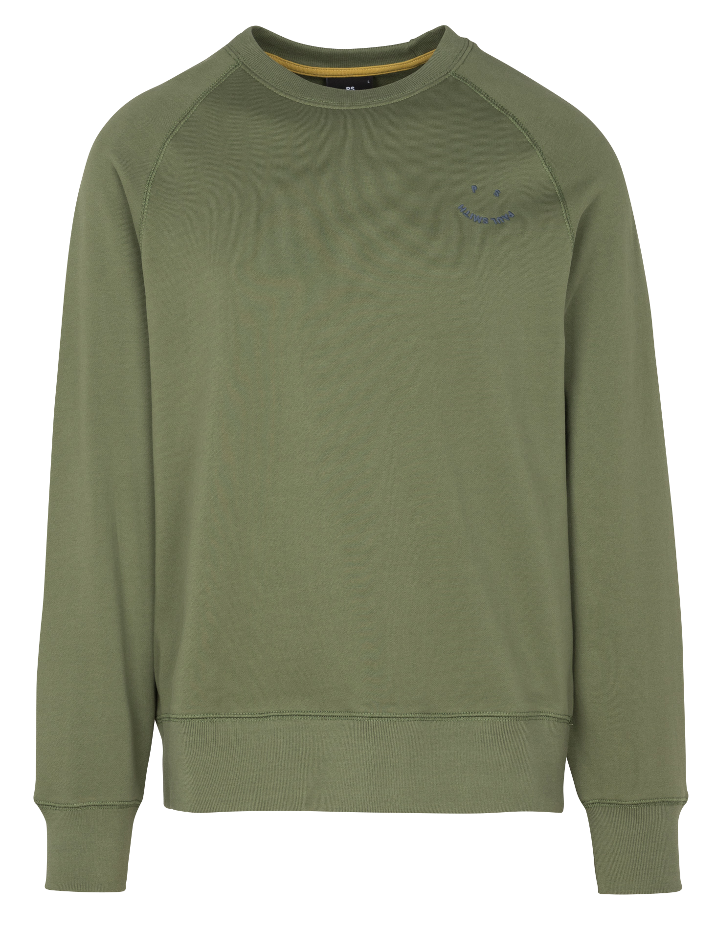 Sweat col rond en coton| Vert