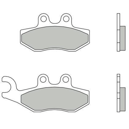 Plaquettes de freins Brembo Sinter Métal Fritté avant/arrière